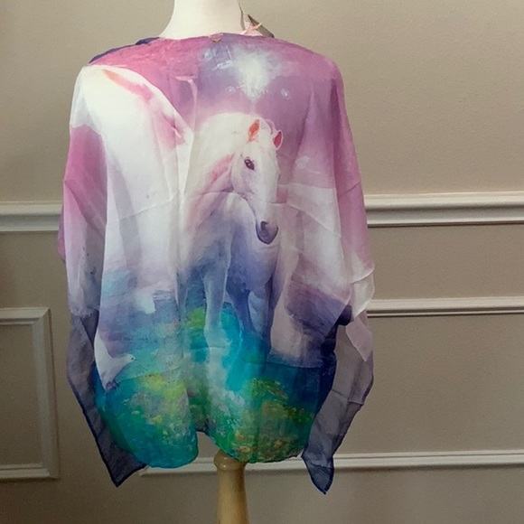Lisa Blue PEGASUS Cape - Lavender/Pink multi - Picture 5 of 15